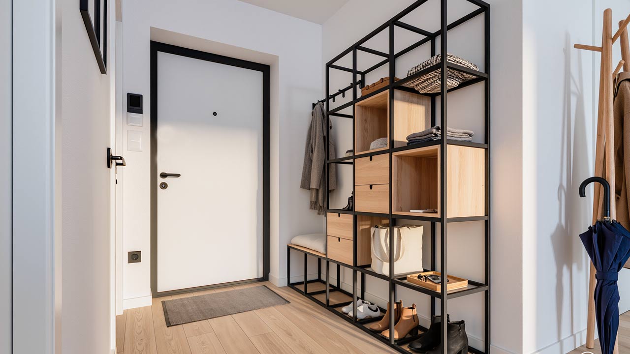 Narrow-Hallway-Storage-Apartment-Ideas-That-Save-Space
