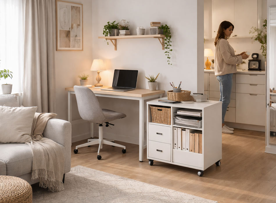 Studio-apartment-main-zone---Work-from-home-storage