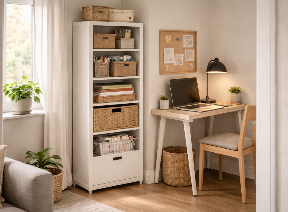 Compact-renter-friendly-office-storage