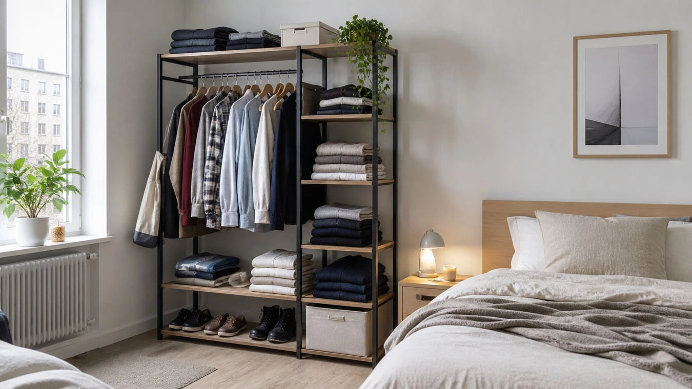 Wardrobe Alternatives for Apartments: Smart No-Closet Storage Solutions That Work
